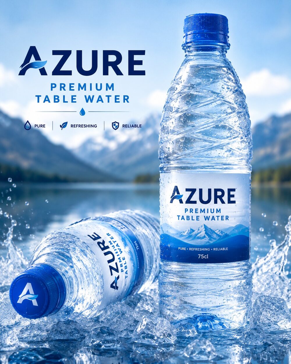 Azure Premium Table Water produced by TRUST ZENNIA LTD
