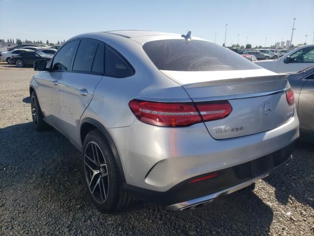 Silver Mercedes GLE 450 Coupe at TRUST ZENNIA LTD