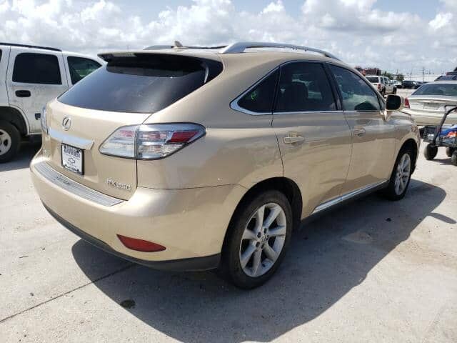 Gold Lexus RX 350 at TRUST ZENNIA LTD