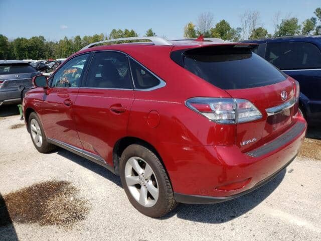 Red Lexus RX at TRUST ZENNIA LTD