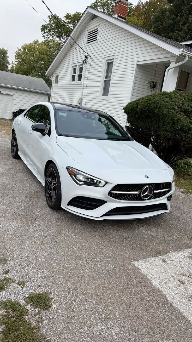 White Mercedes-Benz CLA sold by TRUST ZENNIA LTD